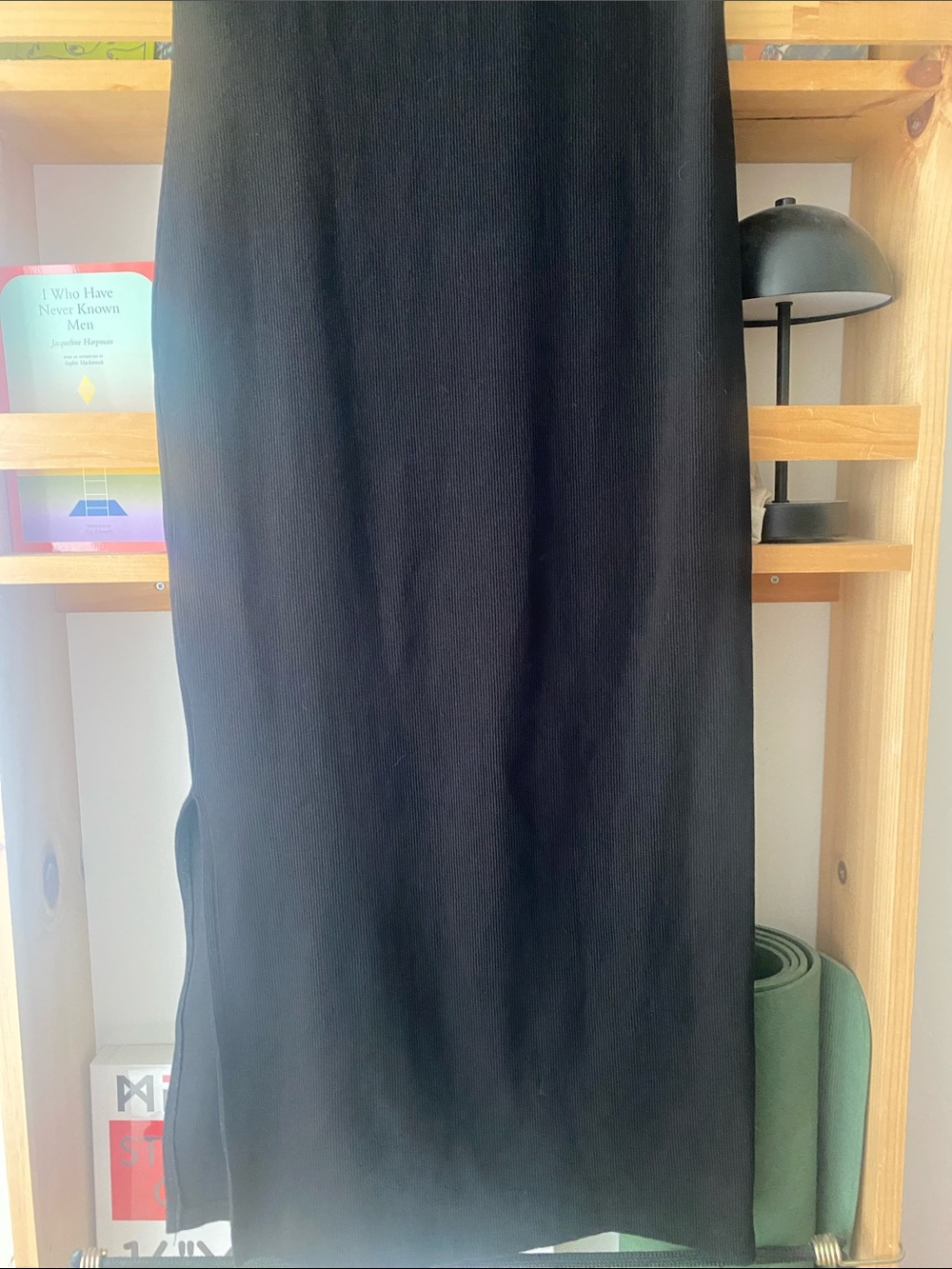 Topshop Black Sleeveless Keyhole Midi Dress - size 10 US - Picture 11 of 11